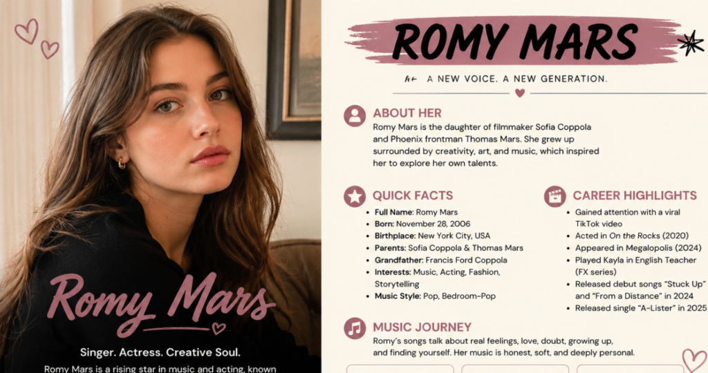 romy mars: Her Life, Family, Music, Acting Career, and Rise to Fame 2 Untitled design 2026 08 10T093156.271