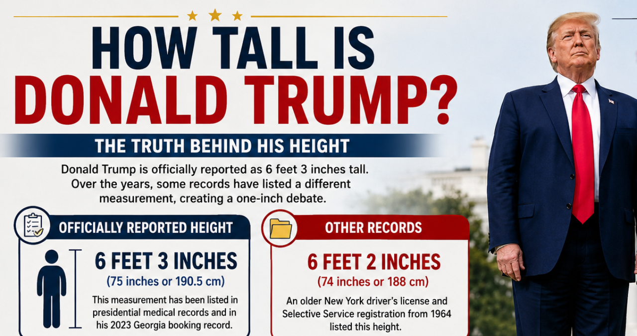 How Tall Is Donald Trump